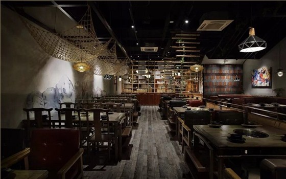 火鍋店裝修效果圖