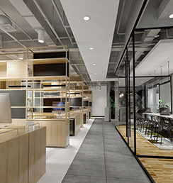 現代工業風辦公室設計